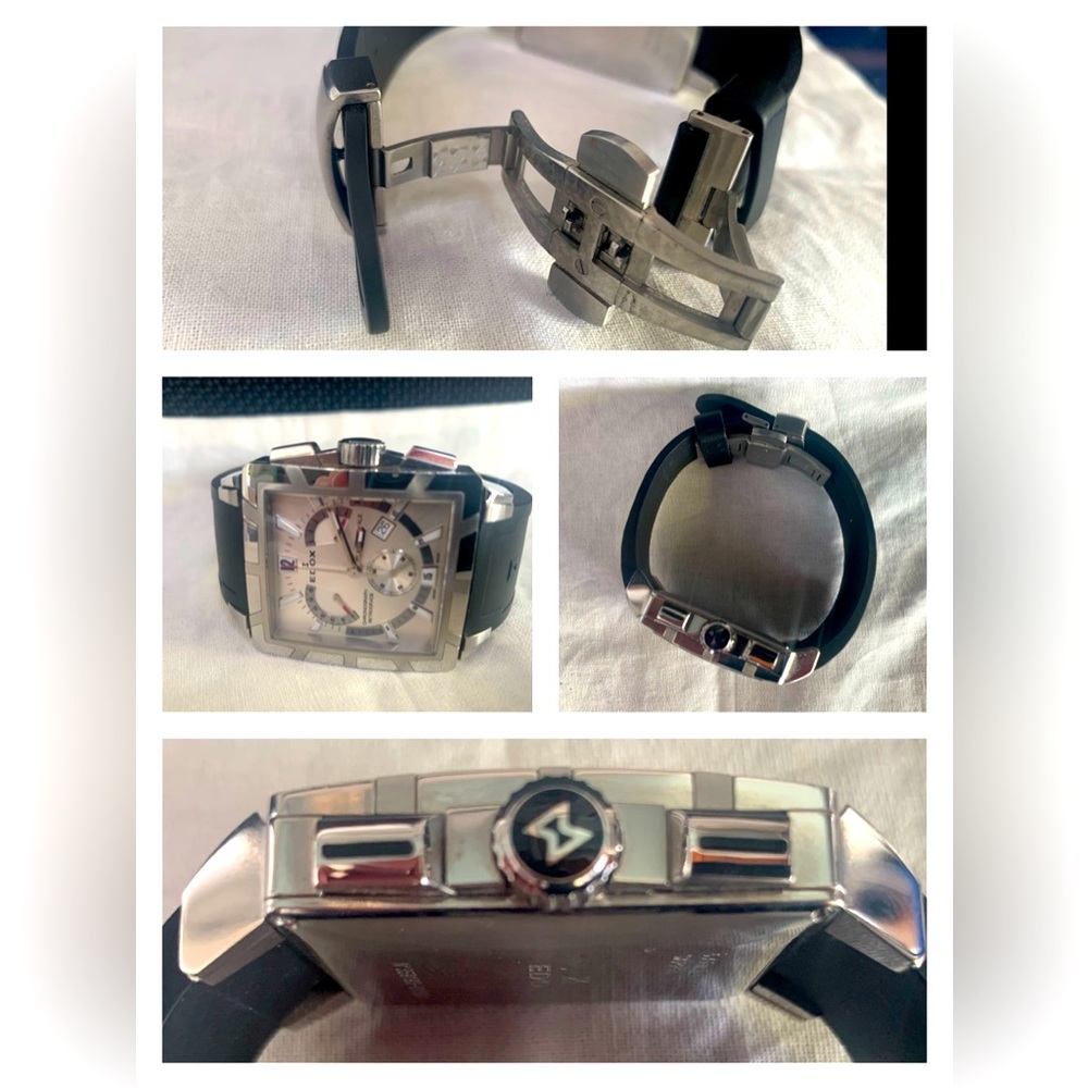 EDOX CHRONOGRAPH RETROGRADE // WHITE men’s watch